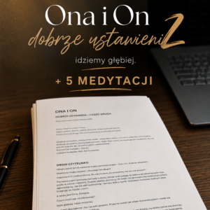 PAKIET Ona i On Dobrze Ustawieni 2 - idziemy głębiej | Książka + Medytacje